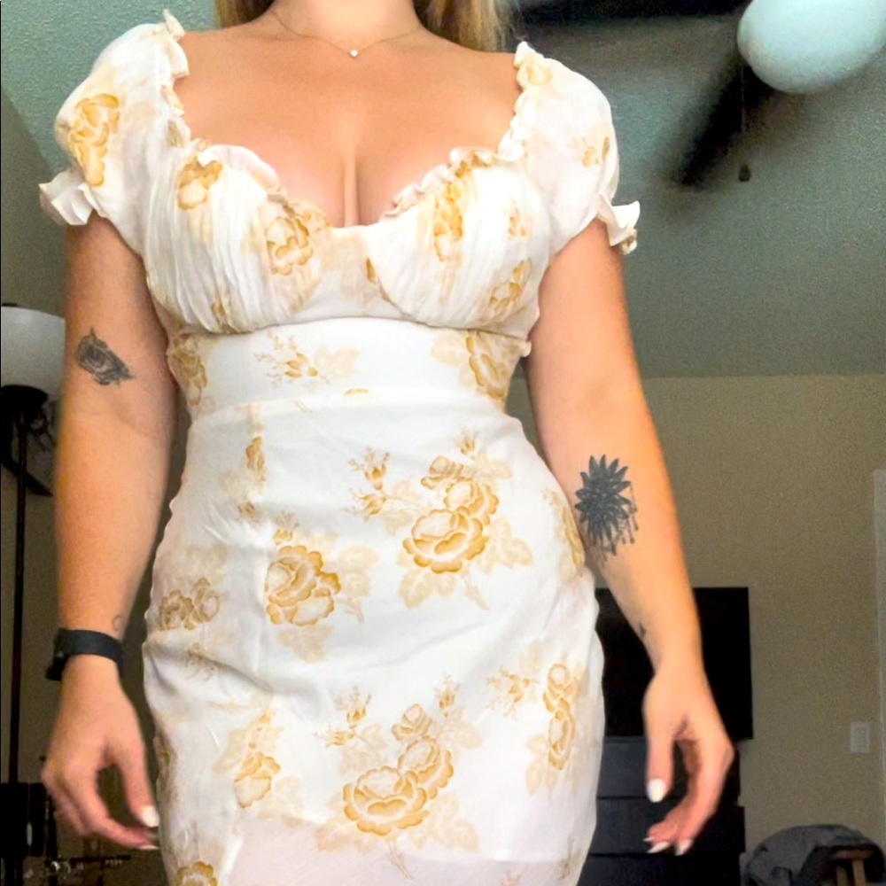 Hear This Song Maxi Dress Floral